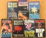 Lot 7 Stuart Woods Pb Book Complete "will Lee Series" Chiefs/deep Lie/the Run.... Fixed Price $24.95.