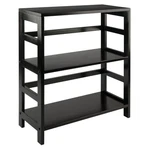 Wood Tier Freestanding Shelf 12 Gap Between Shelves Espresso Finish 21.1 Lb. Fixed Price $109.83.