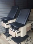 Enochs 4000 Power Exam Table New Black Upholstry Tan Base *premier Used Medical*. Fixed Price $1702.80.