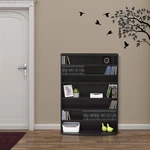 Furinno Jaya 6-TIER Multimedia Storage Tower, Espresso 17059EX. Fixed Price $74.30.