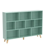 Iotxy Wooden Open Shelf Bookcase 3-TIER Floor Standing Display Cabinet Rack.... Fixed Price $250.35.
