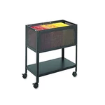 Safco Steel Mesh Open Top Tub File 13-1/2W X 24-1/4D 27-1/2H Black 5350BL. Fixed Price $110.00.