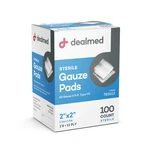 Dealmed 2" X Sterile Gauze Pads, 12-PLY Individually Wrapped Medical For. Fixed Price $119.99.