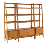 Landon 3-PIECE Bookcase Set Large & 2 Small Etageres. Fixed Price $971.59.