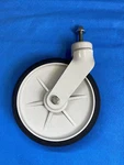 Stryker Stretcher 1001 Caster Assembly REF:715-2-21 W/ Wheel REF:715-2-25. Fixed Price $125.00.