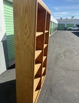 Medium Wood 8-SHELF Freestanding Bookcase For Living Bedroom, Office. Fixed Price $112.00.