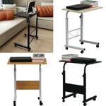 Rolling Laptop Desk Tabletop Food Tray Hospital Pc Stand. Fixed Price $30.99.