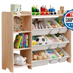 Mallbest 4-TIER Kids Toy Storage Organizer Shelf 100 Solid Woodchildrens. Fixed Price $173.84.