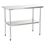 Stainless Steel Prep Station Nsf Commercial Worktables Kitchen. Fixed Price $224.99.