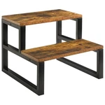 Ibuyke 2-STEP Wooden Stools For Kids Adults,with Metal Frame, Holds Up 5. Fixed Price $42.01.