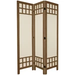Red Lantern Oriental Furniture 5 1/2 Ft. Tall Window Pane Fabric Room Divider -. Fixed Price $153.45.