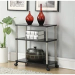 Convenience Concepts DESIGNS2GO Office Caddy Black Wood Finish. Fixed Price $79.18.
