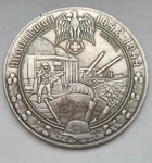WW2 The Atlantic Wall 1942-1944 German Military Table Desk Medal. Fixed Price $24.77.