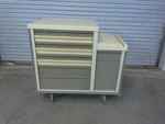 Lionville Systems 1611 Locking Medication Cart Healthcare Rolling Supply Cabinet. Fixed Price $599.00.