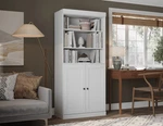Palace Imports 100% Solid Wood 6-SHELF 32" Bookcase Cabinet, Shaker Doors. Fixed Price $539.83.