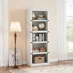 67.4" Tall Wood 5 Shelf Home Decor Furniture For Living Room. Fixed Price $120.64.