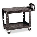 Rubbermaid Commercial 452500BK 25.25" X 44" 38.13" Shelf Utility Cart New. Fixed Price $196.00.
