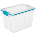 Sterilite Large 20 Qt Home Storage Container Tote With Latching Lids, (24 Pack). Fixed Price $259.59.