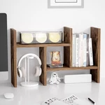 Desktop Organizer Office Storage Rack Adjustable Wood Display Shelf Free Styl.... Fixed Price $54.22.