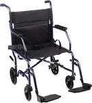 Transport Wheelchair 19 Inch Seat Folding Lightweight Foot Rests Carex Foldable. Fixed Price $212.90.