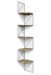 Love-kankei Corner Shelf Wall Mount Of 5 Tier Rustic Wood Floating Shelves Wa.... Fixed Price $35.00.