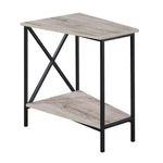 Convenience Concepts Tucson Wedge End Table Driftwood Finish. Fixed Price $101.99.