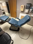 Midmark 417 Podiatry Exam Chair W/ Foot Pedal Control. Fixed Price $2500.00.