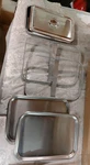 Vollrath Stainless Steel Medical Dental Utility Tray 19" X 12.5" Swing Out Sys. Fixed Price $49.00.