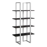 Monarch Specialties Bookshelf, Bookcase, Etagere, 4 Tier, 60"H, Office, Bedroom,. Fixed Price $122.21.