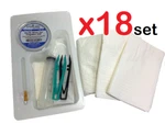 18PKS Med-rx Wound Care Kit 85-4404 Dressing Tray Sterile Water For Teaching. Fixed Price $26.20.