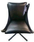 Global Home Furniture Leather/canvas W/ Iron Frame Falcon Chair Made India. Fixed Price $262.50.