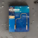 Carex Tri-grip Bathtub Grab Bar Safety Rail W/ Chrome Finish. Fixed Price $29.99.
