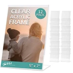 Pbf Acrylic Sign Holder Vertical Stand Up Slanted A.... Fixed Price $32.33.