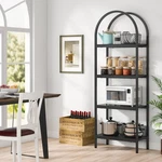 4-TIER Open Bookshelf, 70.8" Wood Bookcase Storage Shelves With Metal Frame. Fixed Price $99.99.
