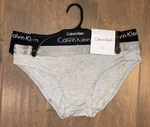 Calvin Klein Black Gray Solid Bikini Underwear Set Of 2 Small Nwt QP19140-906. Fixed Price $9.99.