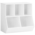 Hoobro Kids Bookshelf Bookcase Footboard 31.5 Toy Storage Cubby Childrens. Fixed Price $130.56.