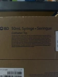 Bd 50ML Syringe Catheter Tip Set, 40-PACK With Cap, Sterile. Fixed Price $20.00.