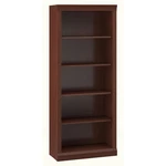 Bush Furniture Saratoga Tall 5 Shelf Bookcase In Harvest Cherry. Fixed Price $226.49.