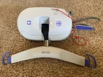 Arjo Maxi Sky 600 Ceiling Patient Transfer Hoist Lift W/ Remote & Spreader Bar. Fixed Price $235.00.