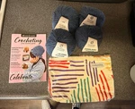 Hooks & Needles Crochet Kit Highland Fusion Yarn, Storage Pouch Guide New. Fixed Price $40.00.