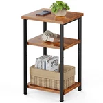 3-TIER End With Adjustable Feet Side Tables Small Nightstand 1-PACK .... Fixed Price $29.19.