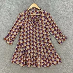 Love Like Ours Womens Silk Top Size 8 Multicolour 3/4 Sleeve Blouse 33334. Fixed Price $11.57.