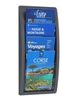 Paperflow Quick Fit Systems Wall Mounted Literature Display, 4 Pockets, Letter. Fixed Price $88.39.