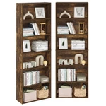 Bookshelf Set Of Tier 9.5 X 24.6 7171 Amber Pine Furinno Jaya Bookcase. Fixed Price $259.99.