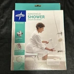 Medline Handheld Shower Head: With Valve, Wall Holder, Extra Long 84" Hose New. Fixed Price $10.00.