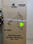 Balt BLT-66607 Short Throw Projector Arm Elevation Wall Mount New In Box. Fixed Price $143.99.