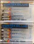 Dentsply Tulsa Dental Vortex BLUE.04 Taper Rotary Files 21MM/25MM 6/PK All Sizes. Fixed Price $21.99.