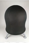 Safco Zenergy Ball Chair, Black Seat With Silver Base. Fixed Price $80.49.