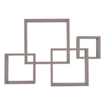 Danya Decorative Wall Mount Floating Intersecting Cube Accent Shelf. Fixed Price $49.99.