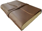 Rustic Town Full Grain Leather Photo Album With Gift Box - Scrapbook Style Pa.... Fixed Price $90.25.
